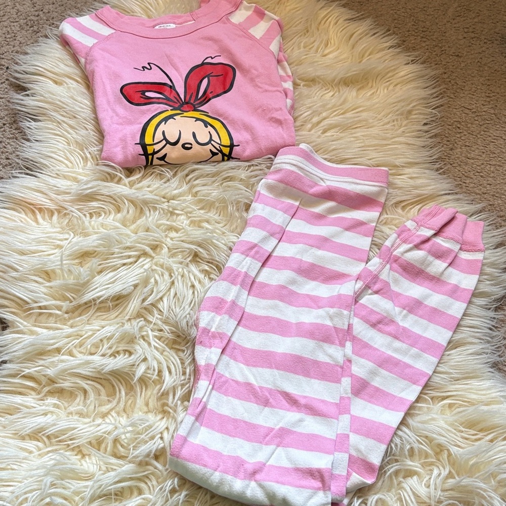 Hanna Andersson girls Cindy Lou pj set